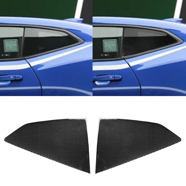 2 PCS Car Carbon Fiber Shutter Decorative Sticker for Chevrolet Camaro 2017-2019 - Window Foils & Solar Protection by buy2fix | Online Shopping UK | buy2fix