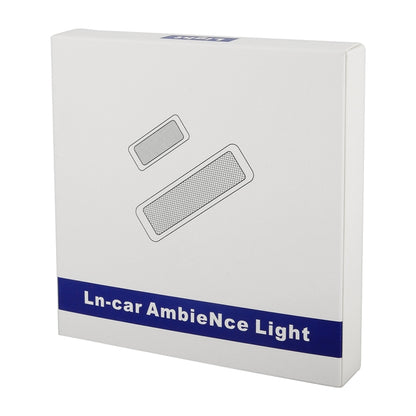 4 PCS Universal Car LED Inner Handle Light Atmosphere Lights Decorative Lamp DC12V / 0.5W Cable Length: 75cm (White Light) - Atmosphere lights by buy2fix | Online Shopping UK | buy2fix
