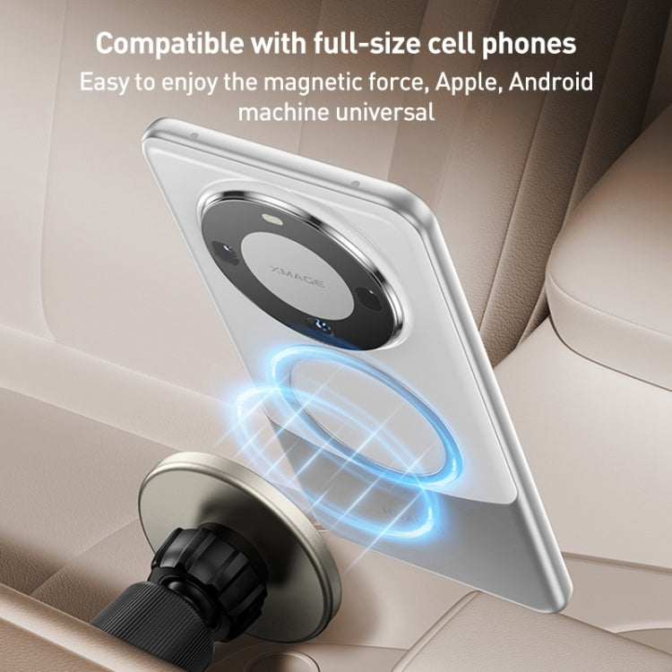 MOMAX MoVe Universal Transparent Magnetic Air Outlet Car Holder (Gold) - Car Holders by MOMAX | Online Shopping UK | buy2fix