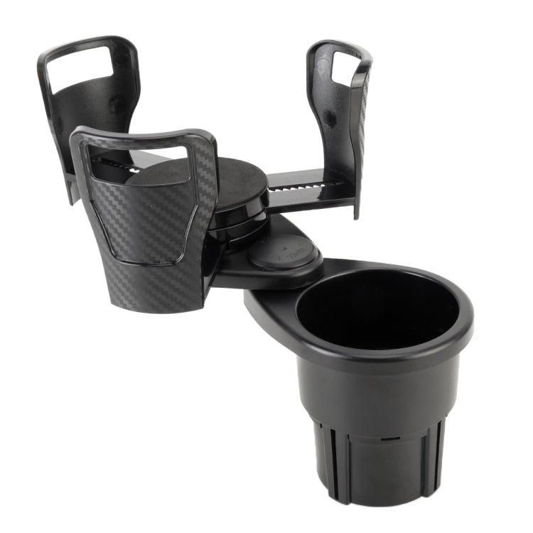 Multi-functional Car Auto Universal Carbon Fiber Texture Cup Holder Drink Holder -  by buy2fix | Online Shopping UK | buy2fix