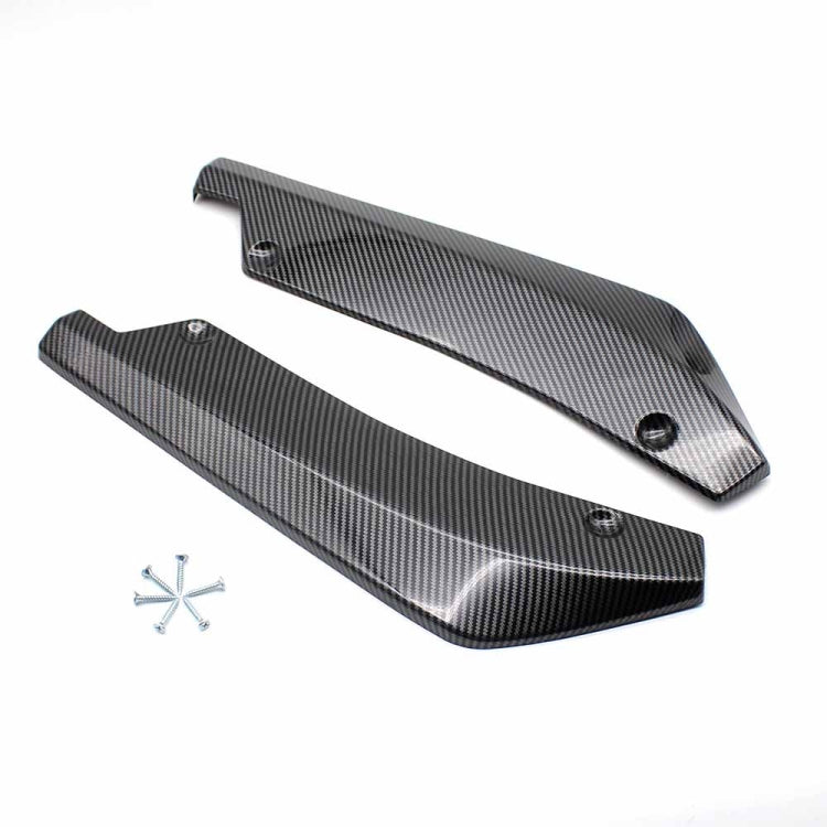 XH-6134 Carbon Texture Car Universal Modified Rear Spoiler Anti-collision Protector Bar Strip Guard Sticker - Anti Collision Sticker by buy2fix | Online Shopping UK | buy2fix