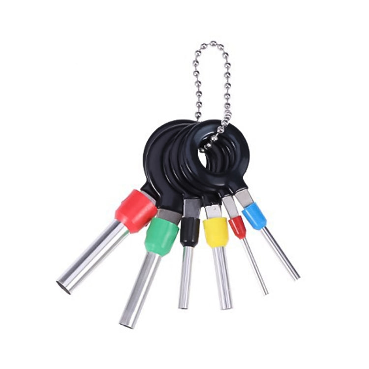 6 in 1 Car Plug Circuit Board Wire Harness Terminal Extraction Pick Connector Crimp Pin Back Needle Remove Tool - In Car by buy2fix | Online Shopping UK | buy2fix