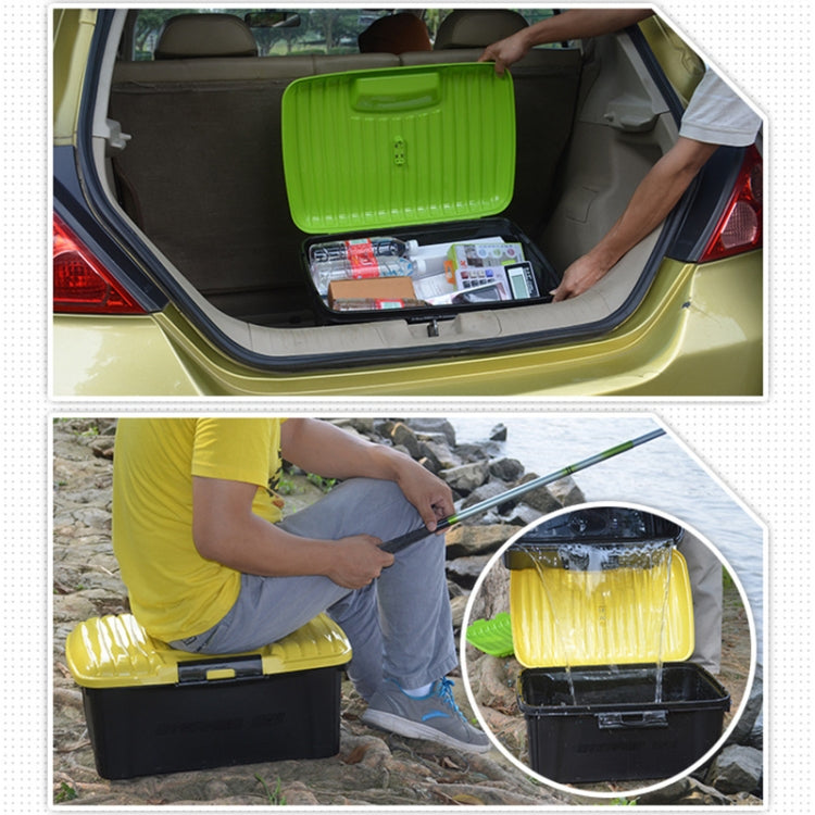 3R-2001 Car / Household Storage Box Sealed Box, Capacity: 30L (Green) - In Car by 3R | Online Shopping UK | buy2fix