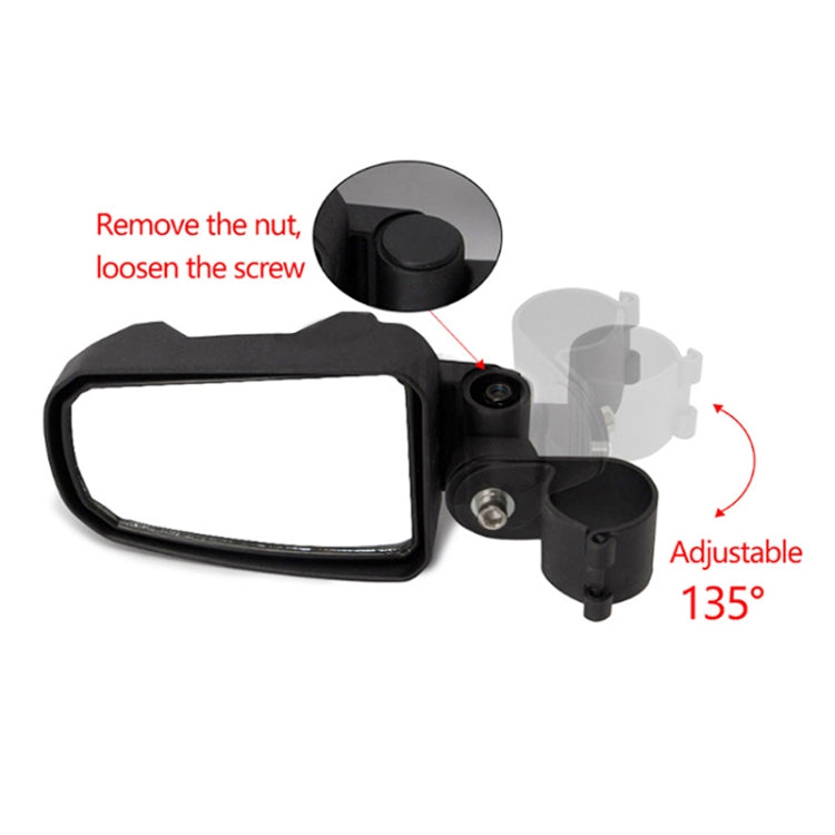 Pair All-terrain Vehicles Wide Field View 2.0 inch Rearview Mirror Side Reflector Mirror for UTV / ATV - In Car by buy2fix | Online Shopping UK | buy2fix