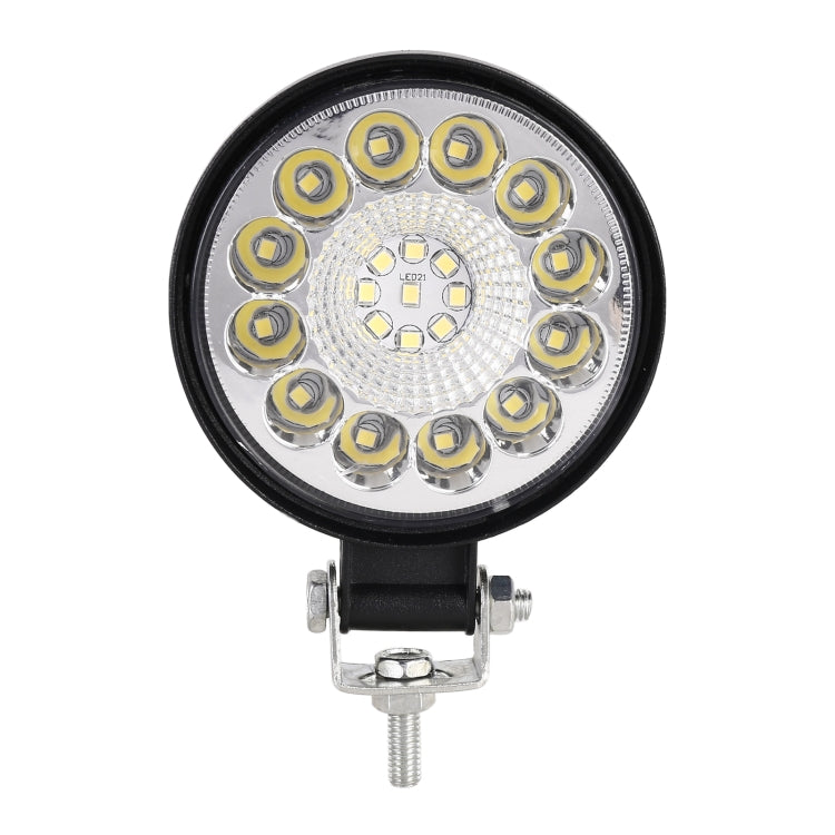 Car Round Work Light with 21LEDs SMD-2835 Lamp Beads - In Car by buy2fix | Online Shopping UK | buy2fix