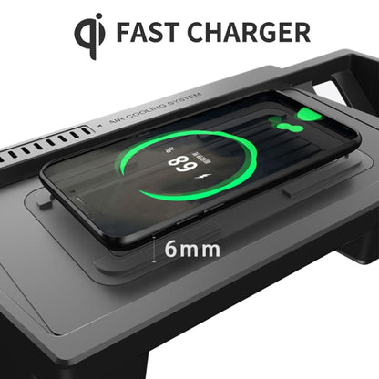 HFC-1033 Car Qi Standard Wireless Charger 10W Quick Charging for Volkswagen Teramont 2021, Left Driving - In Car by buy2fix | Online Shopping UK | buy2fix