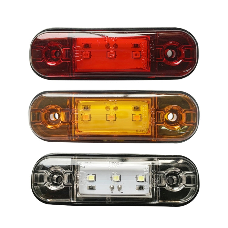 5 PCS MK-327 Car / Truck 3LEDs Side Marker Indicator Light Tail Light (Yellow Light) - In Car by buy2fix | Online Shopping UK | buy2fix