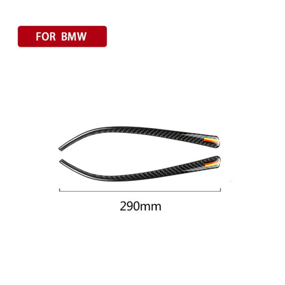 Yellow Red Color Carbon Fiber Car Rearview Mirror Bumper Strip Decorative Sticker for BMW F30 2013-2018 / F34 2013-2017 -  by buy2fix | Online Shopping UK | buy2fix