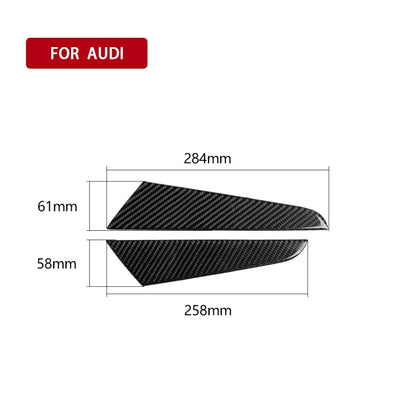 Car Carbon Fiber Gear Shift Position Side Panel Decorative Sticker for Audi A3 2014-2019, Right Drive -  by buy2fix | Online Shopping UK | buy2fix