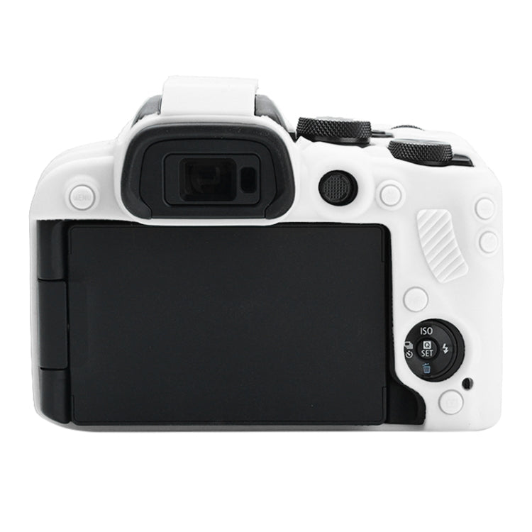 For Canon EOS R10 Soft Silicone Protective Case (White) - Camera Accessories by buy2fix | Online Shopping UK | buy2fix