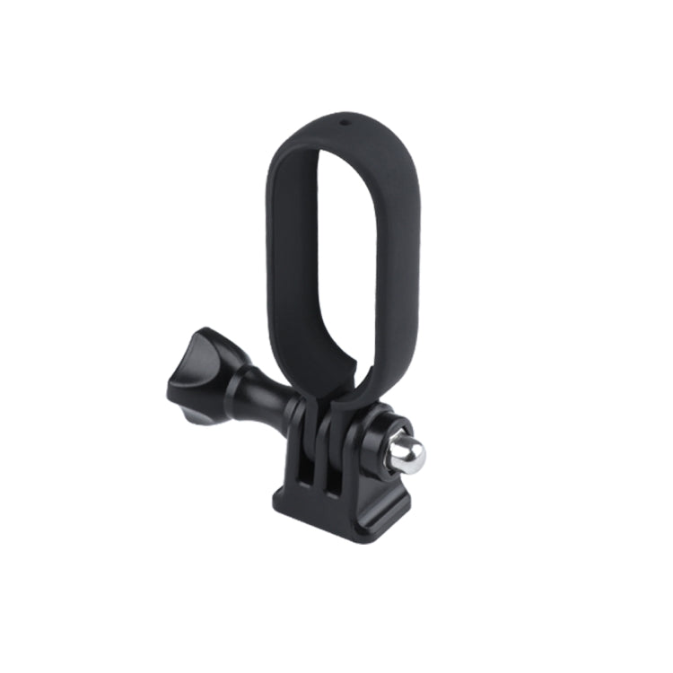 Plastic Protective Frame Mount Cage with Tripod Base Adapter for Insta360 GO 2(Black) - DJI & GoPro Accessories by buy2fix | Online Shopping UK | buy2fix