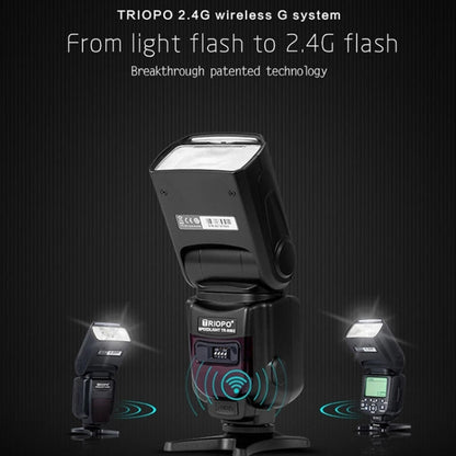 TRIOPO TR-950ii Flash Light Speedlite (Black) - Shoe Mount Flashes by TRIOPO | Online Shopping UK | buy2fix