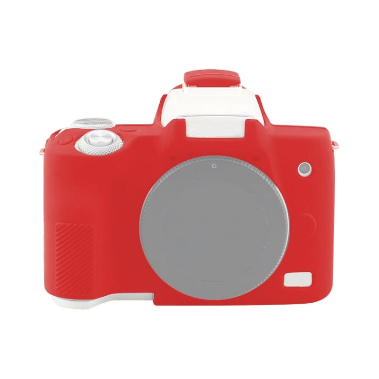 Soft Silicone Protective Case for Canon EOS M50 Mark II / M50 II (Red) - Camera Accessories by buy2fix | Online Shopping UK | buy2fix