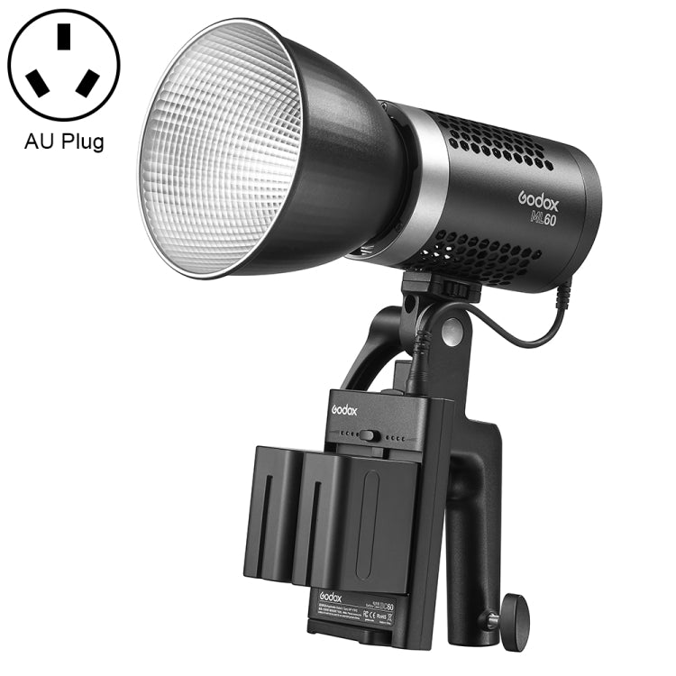 Godox ML60 60W LED Light 5600K Video Studio Flash Light(AU Plug) - Shoe Mount Flashes by Godox | Online Shopping UK | buy2fix