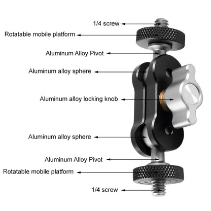 BEXIN TM-2 Multi-function Magic Arm Ball Mount Clamp Clip - Stand Bracket by BEXIN | Online Shopping UK | buy2fix