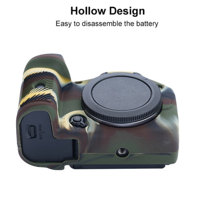 For Canon EOS R7 Soft Silicone Protective Case (Camouflage) - Camera Accessories by buy2fix | Online Shopping UK | buy2fix
