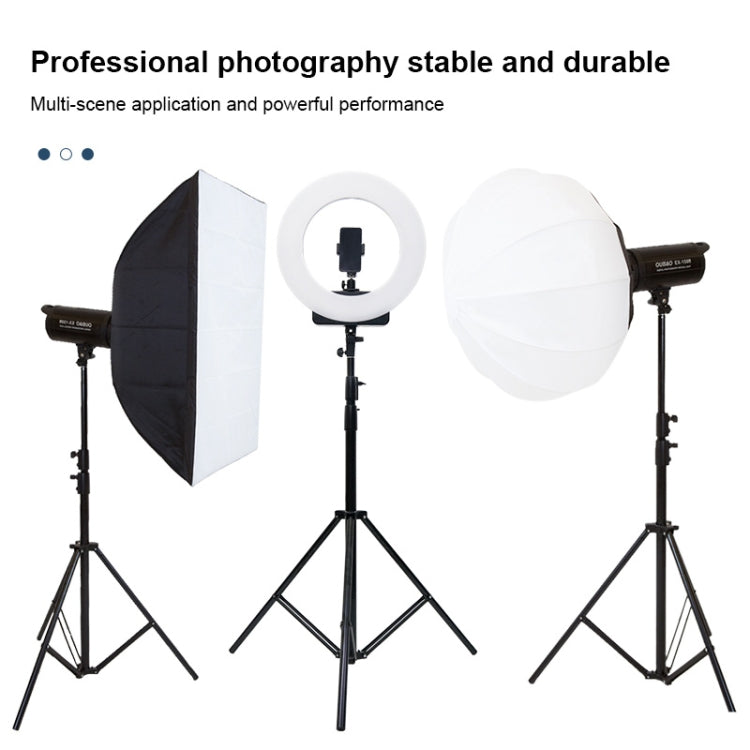 TRIOPO 2.2m Height Professional Photography Metal Lighting Stand Holder for Studio Flash Light - Camera Accessories by TRIOPO | Online Shopping UK | buy2fix