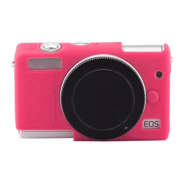 Soft Silicone Protective Case for Canon EOS M200 (Rose Red) - Camera Accessories by buy2fix | Online Shopping UK | buy2fix