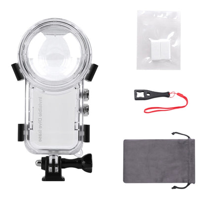 For Insta360 X3 Camera 50m Waterproof Sealed Diving Case (Transparent) - Case & Bags by buy2fix | Online Shopping UK | buy2fix