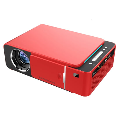 T6 2000ANSI Lumens 1080P LCD Mini Theater Projector, Phone Version, UK Plug(Red) - Consumer Electronics by buy2fix | Online Shopping UK | buy2fix