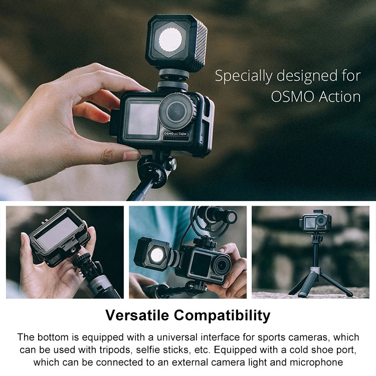 PGYTECH P-11B-010 Sports Camera Rabbit Cage Accessory Vlog for DJI Osmo Action - DJI & GoPro Accessories by PGYTECH | Online Shopping UK | buy2fix