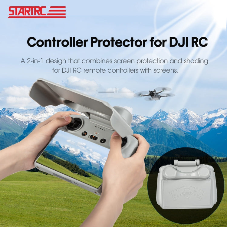 For DJI RC STARTRC Remote Control Sunshade Protection Cover (Grey) - Lens Hood by STARTRC | Online Shopping UK | buy2fix