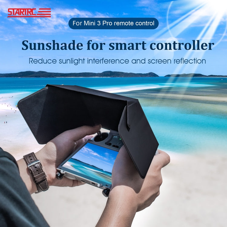 STARTRC Foldable Controller Sunshade for DJI Mini 3 Pro Remote Controller (Black) - Other by STARTRC | Online Shopping UK | buy2fix