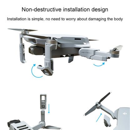 PGYTECH P-12A-012 Portable Heightened Landing Gear Extensions Rack for DJI Mavic Mini - DJI & GoPro Accessories by PGYTECH | Online Shopping UK | buy2fix