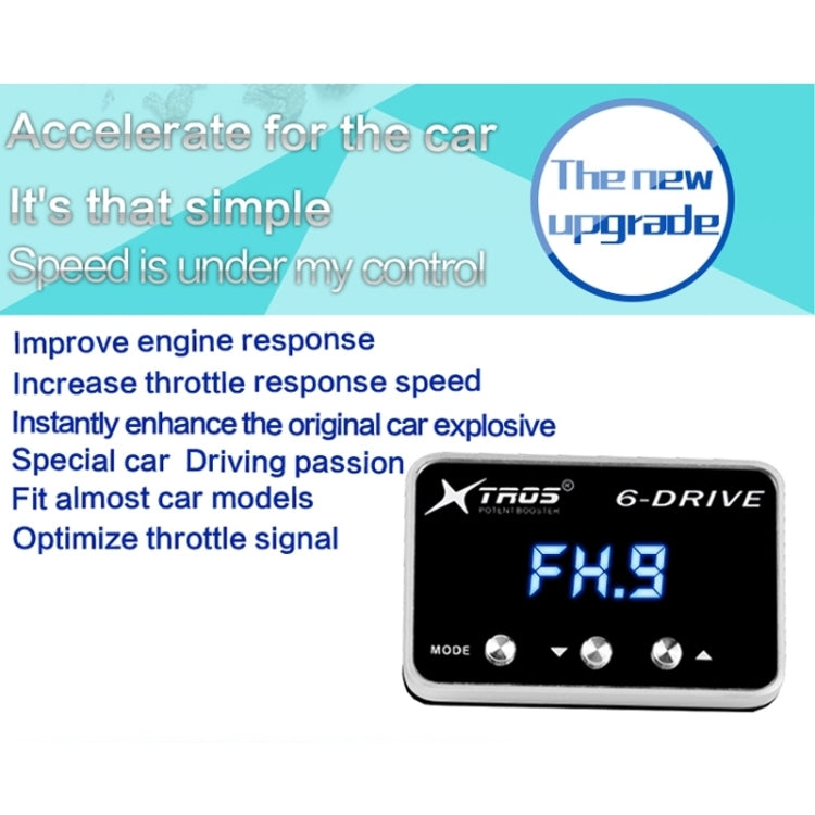 For Ford Focus (CB8) 2011- TROS TS-6Drive Potent Booster Electronic Throttle Controller -  by TROS | Online Shopping UK | buy2fix