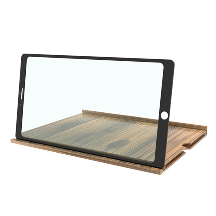 12 Inch Log HD Mobile Phone Screen Amplifier(Coffee Wood Grain) - Screen Magnifier by buy2fix | Online Shopping UK | buy2fix