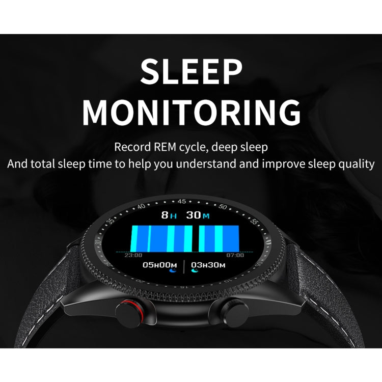 M98 1.28 inch IPS Color Screen IP67 Waterproof Smart Watch, Support Sleep Monitor / Heart Rate Monitor / Bluetooth Call, Style:Steel Strap(Black) - Smart Wear by buy2fix | Online Shopping UK | buy2fix