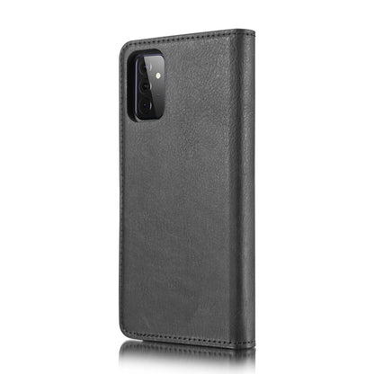 For Samsung Galaxy A72 5G / 4G DG.MING Crazy Horse Texture Flip Detachable Magnetic Leather Case with Holder & Card Slots & Wallet(Black) - Galaxy Phone Cases by DG.MING | Online Shopping UK | buy2fix