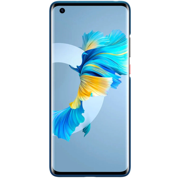 For Huawei Mate 40 NILLKIN Frosted Concave-convex Texture PC Protective Case(Peacock Blue) - Huawei Cases by NILLKIN | Online Shopping UK | buy2fix