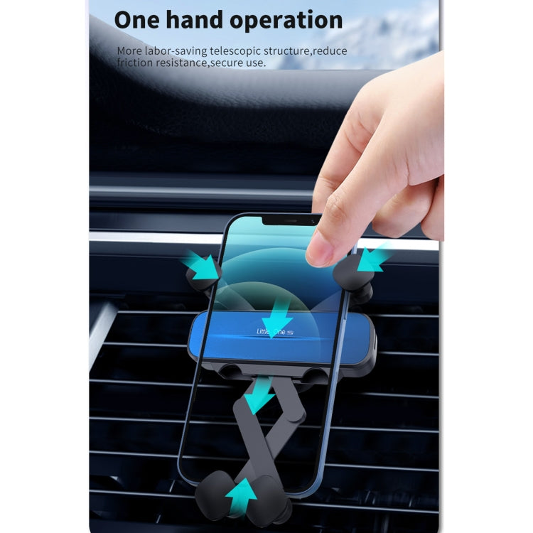 HAMTOD Little One Pro Car Mobile Phone Holder Bracket(Black) - In Car by HAMTOD | Online Shopping UK | buy2fix