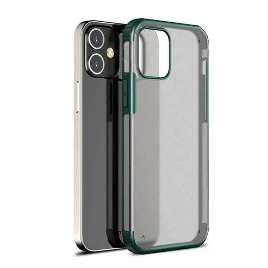 For iPhone 11 Shockproof Ultra-thin Frosted TPU + PC Protective Case (Green) - iPhone 11 Cases by WK | Online Shopping UK | buy2fix