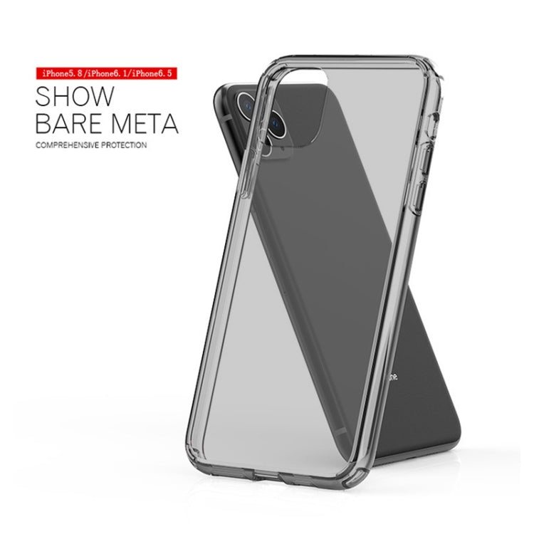 For iPhone 11 Pro Shockproof TPU + PC Protective Case (Transparent Black) - iPhone 11 Pro Cases by WK | Online Shopping UK | buy2fix