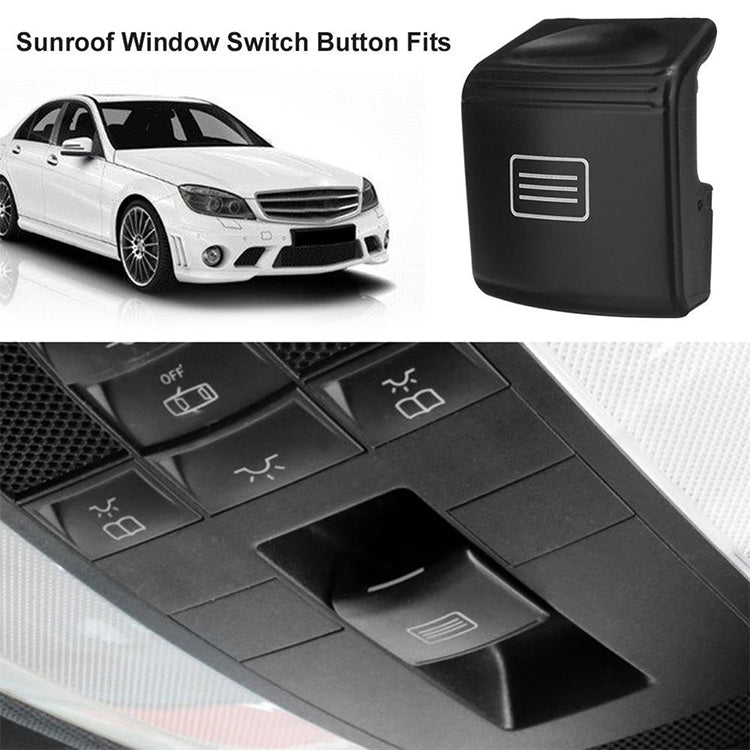 Car Sunroof Switch Button Dome Light Button for Mercedes-Benz W204 / X204 2008-2015(Black) - In Car by buy2fix | Online Shopping UK | buy2fix