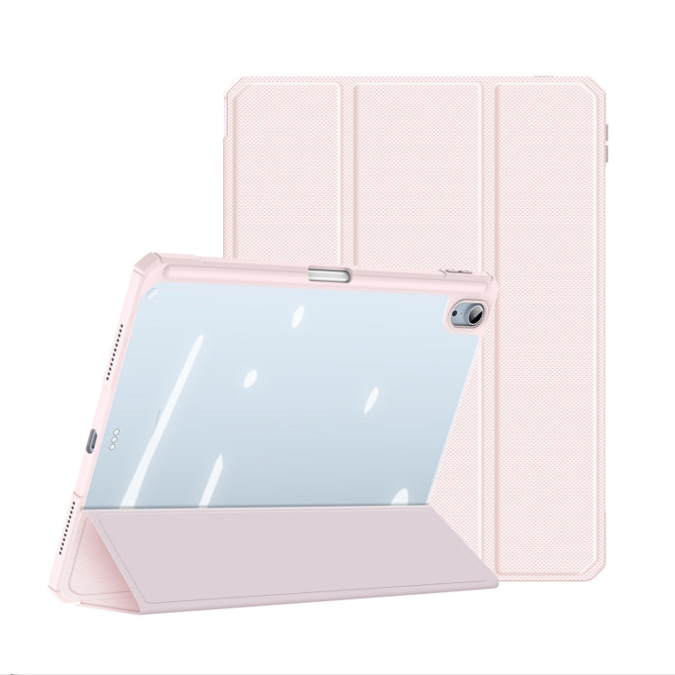 DUX DUCIS TOBY Series Shockproof PU Leather + PC + TPU Flip Smart Case For iPad Air 11 2025 / 2024 / Air 2022 / 2020 10.9(Pink) - iPad Air (2022) / (2020) 10.9 Cases by DUX DUCIS | Online Shopping UK | buy2fix