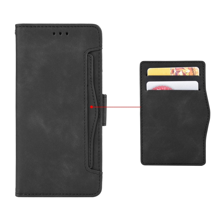 For OnePlus Nord CE 5G Skin Feel Calf Pattern Horizontal Flip Leather Case with Holder & Card Slots & Photo Frame(Black) - OnePlus Cases by buy2fix | Online Shopping UK | buy2fix