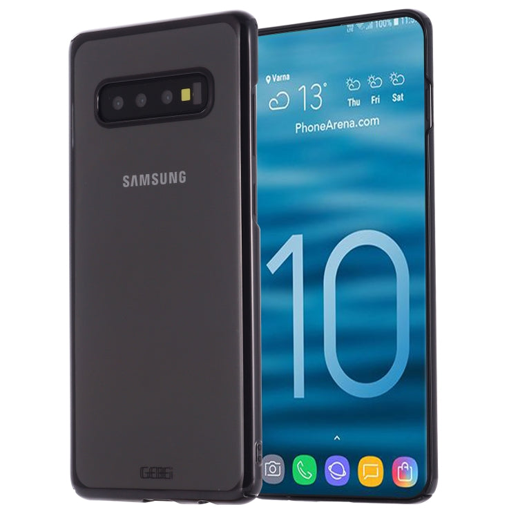 For Galaxy S10e GEBEI Shockproof  Plating PC Protective Case(Black) - Galaxy Phone Cases by GEBEI | Online Shopping UK | buy2fix