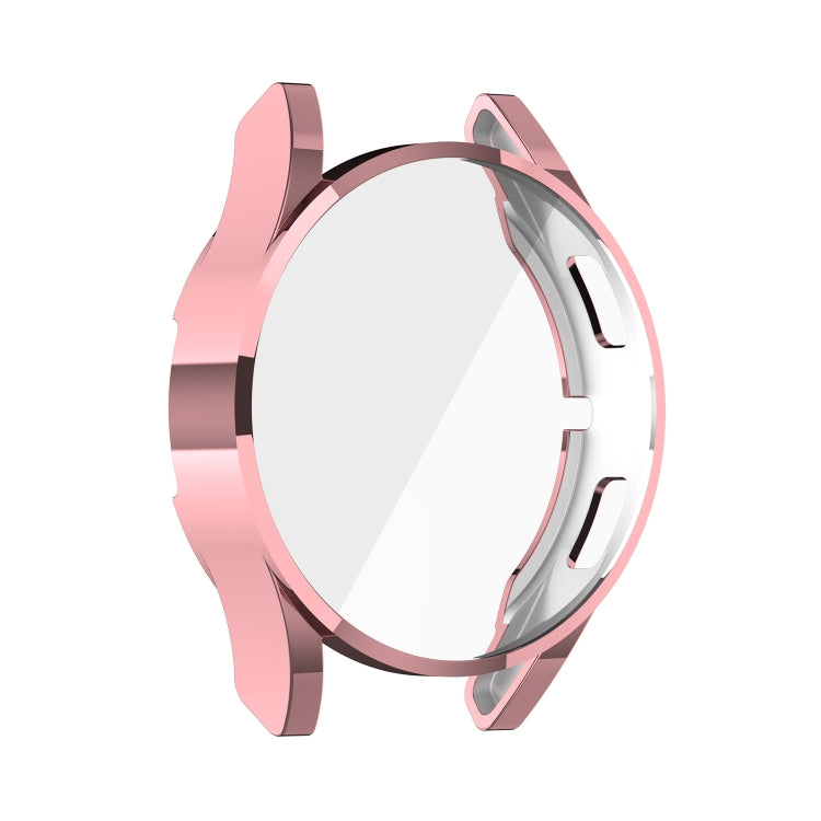 For Samung Galaxy Watch4 40mm Full Coverage TPU Electroplating Protective Case Cover(Pink) - Smart Wear by buy2fix | Online Shopping UK | buy2fix