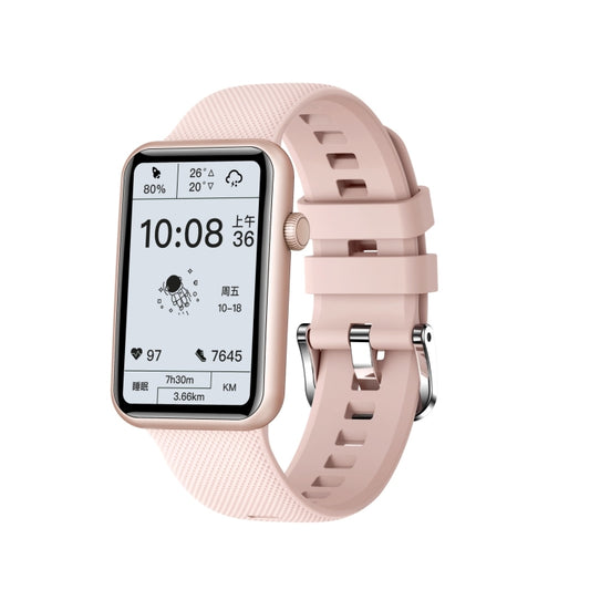 HT5 1.57 inch IPS Touch Screen IP68 Waterproof Smart Watch, Support Sleep Monitoring / Heart Rate Monitoring / Body Temperature Monitoring / Bluetooth Call(Pink) - Smart Wear by buy2fix | Online Shopping UK | buy2fix