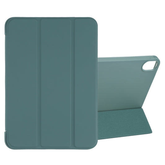 For iPad mini 2024 / mini 6 GEBEI Shockproof Horizontal Flip Tablet Case with Three-folding Holder(Pine Needle Green) - iPad mini 6 Cases by GEBEI | Online Shopping UK | buy2fix