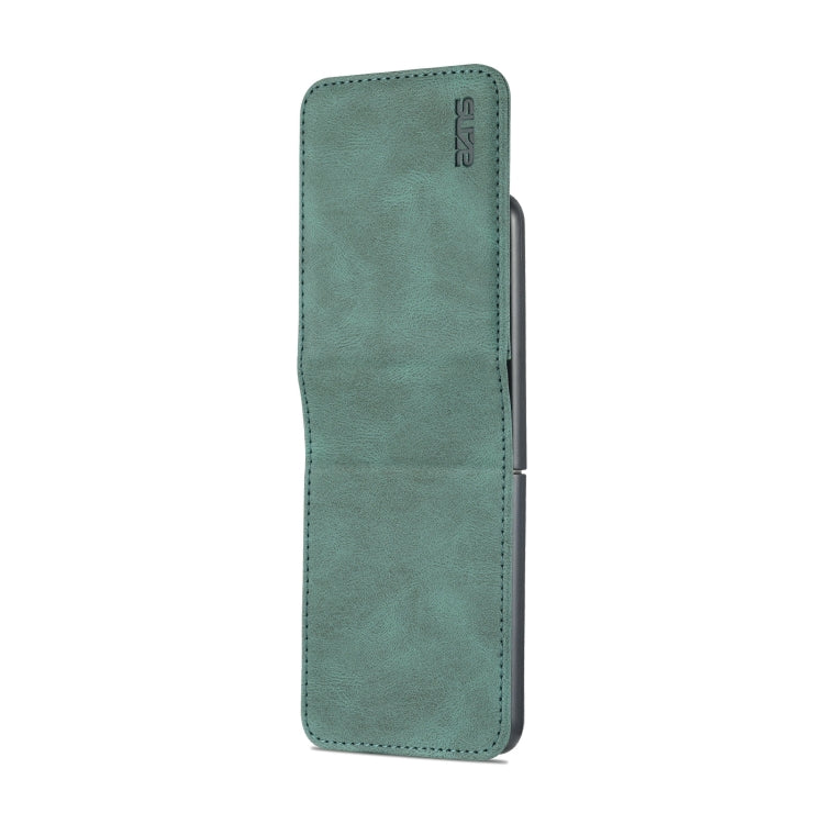 For Samsung Galaxy Z Flip3 5G AZNS Dream II Skin Feel PU+TPU Horizontal Flip PU Phone Case(Green) - Samsung Accessories by GKK | Online Shopping UK | buy2fix