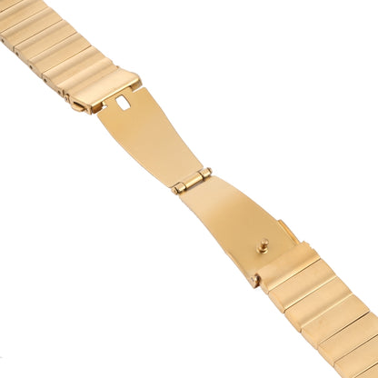 For Fitbit Charge 5 One-bead Steel Strap Watch Band(Gold) - Watch Bands by buy2fix | Online Shopping UK | buy2fix