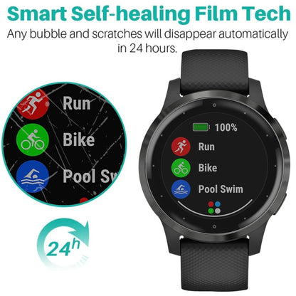 For Garmin Vivoactive 4S Soft Hydrogel Film Watch Screen Protector - Smart Wear by buy2fix | Online Shopping UK | buy2fix