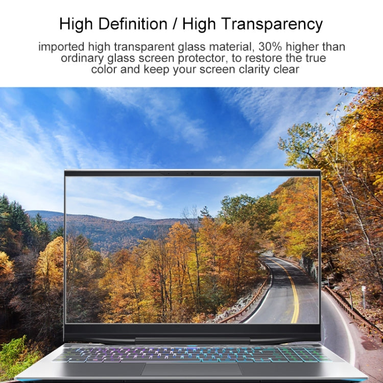 For MACHENIKE F117-X 15.6 inch Laptop Screen HD Tempered Glass Protective Film - Computer & Networking by buy2fix | Online Shopping UK | buy2fix