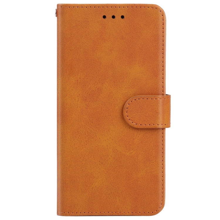 Leather Phone Case For Samsung Galaxy A03 Core(Brown) - Galaxy Phone Cases by buy2fix | Online Shopping UK | buy2fix