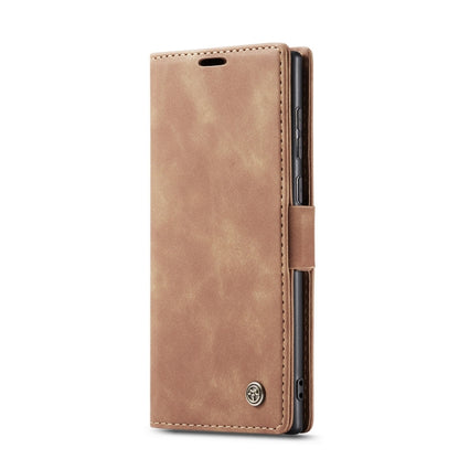 For Samsung Galaxy S22 Ultra 5G CaseMe 013 Multifunctional Leather Phone Case(Brown) - Samsung Accessories by CaseMe | Online Shopping UK | buy2fix