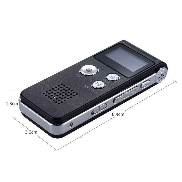 SK-012 32GB USB Dictaphone Digital Audio Voice Recorder with WAV MP3 Player VAR Function(Grey) - Consumer Electronics by buy2fix | Online Shopping UK | buy2fix